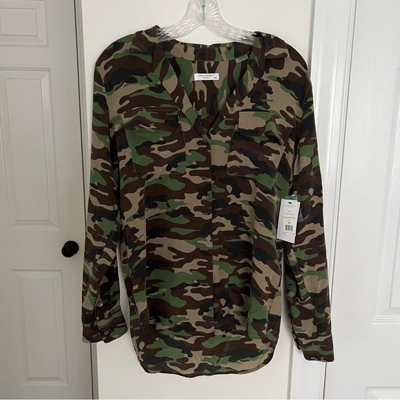 Equipment Tops - NWT Equipment Femme Camo Blouse